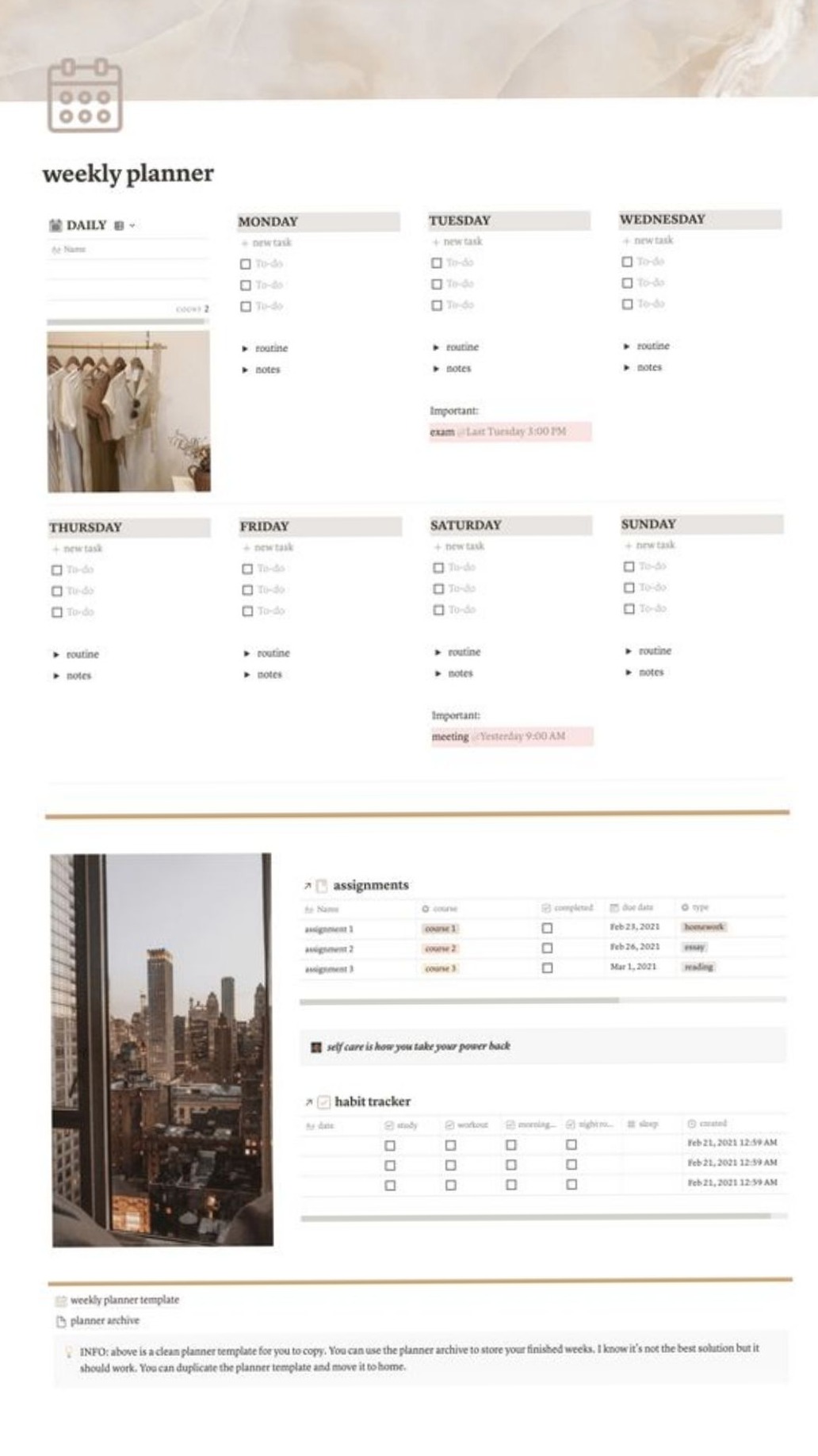 10 Free Notion Weekly Planner Templates 2024 — 🌿 ☁️ pro digital dashboard