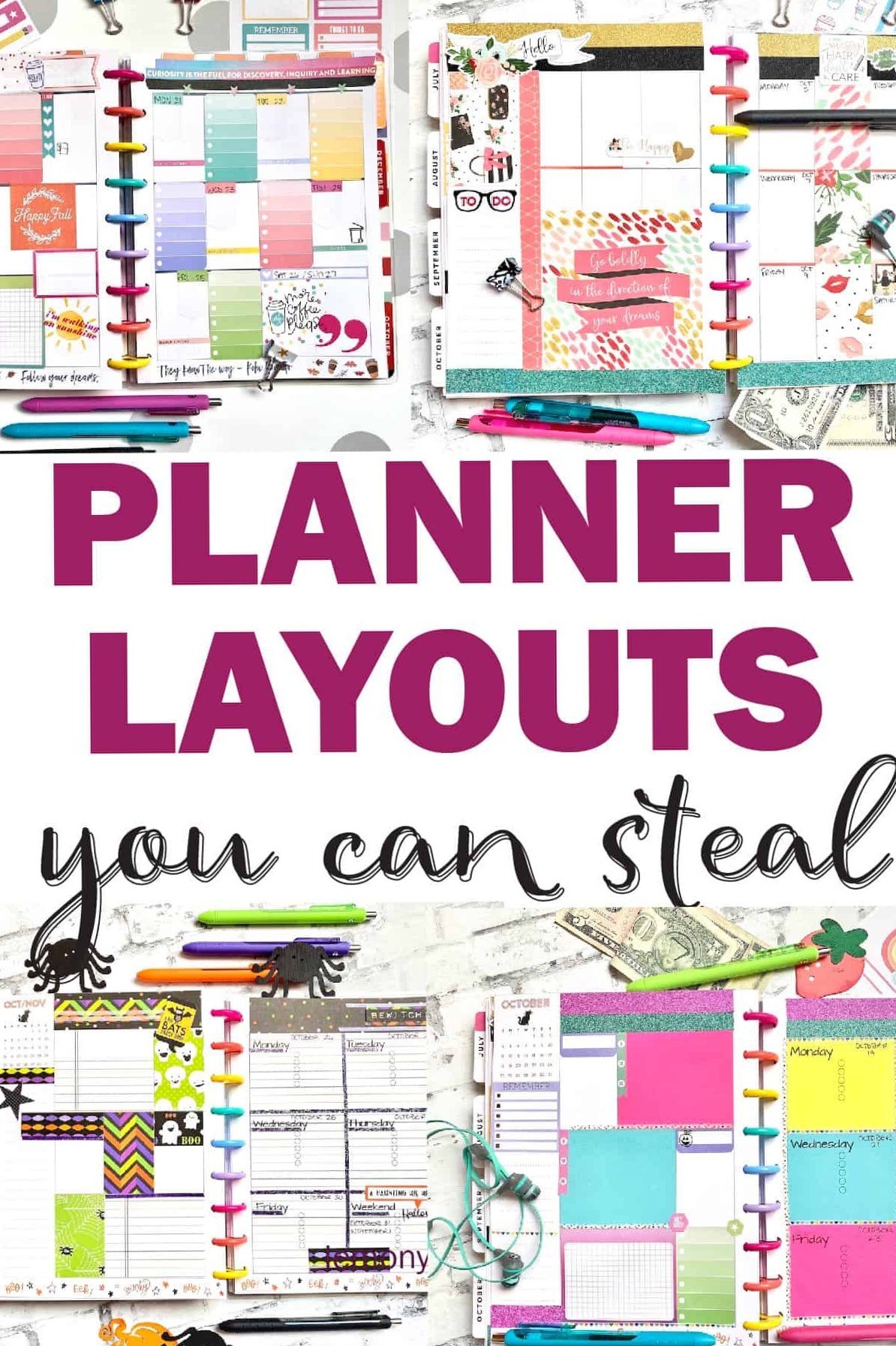 2024 Happy Planner Layouts for Creative Success — 🤍 🤍 stay inspired all year long