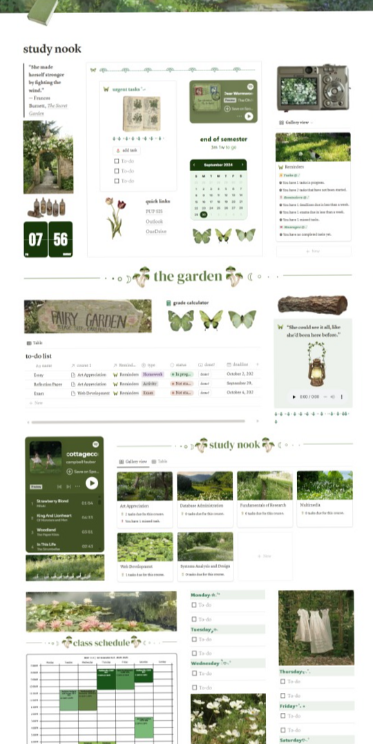 ✨ 🤍 2026 efficiency hack: Cozy Cottagecore Notion Planner for Students 1388