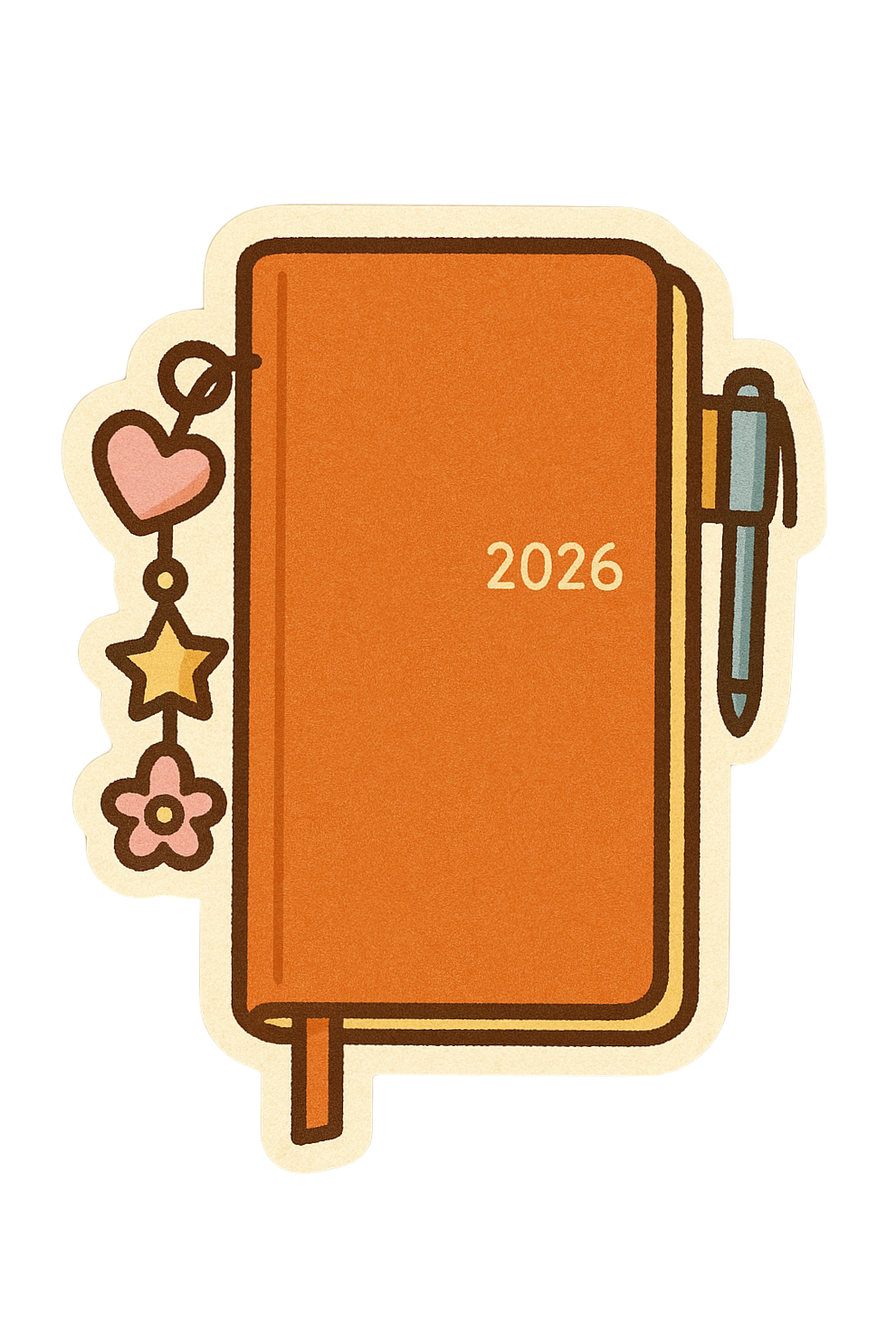 ☁️ 🎀 2026 Hobonichi Planner Sticker Design Collection | dream life manifestation