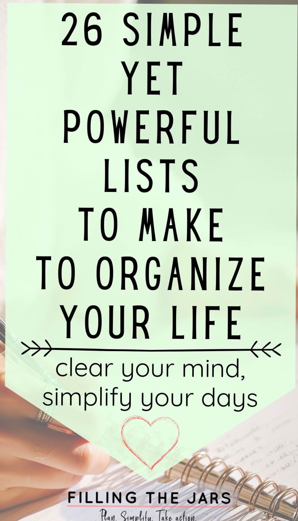 26 Must-Make Lists for a Super Organized Life — 🎨 📍 dream life manifestation