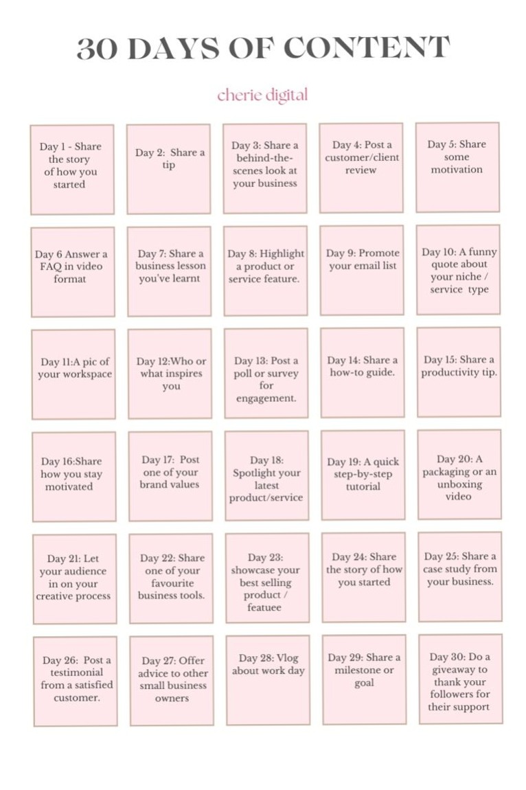 30 Days of Social Media Content & Strategy — ☁️ 🕯️ secret to staying productive