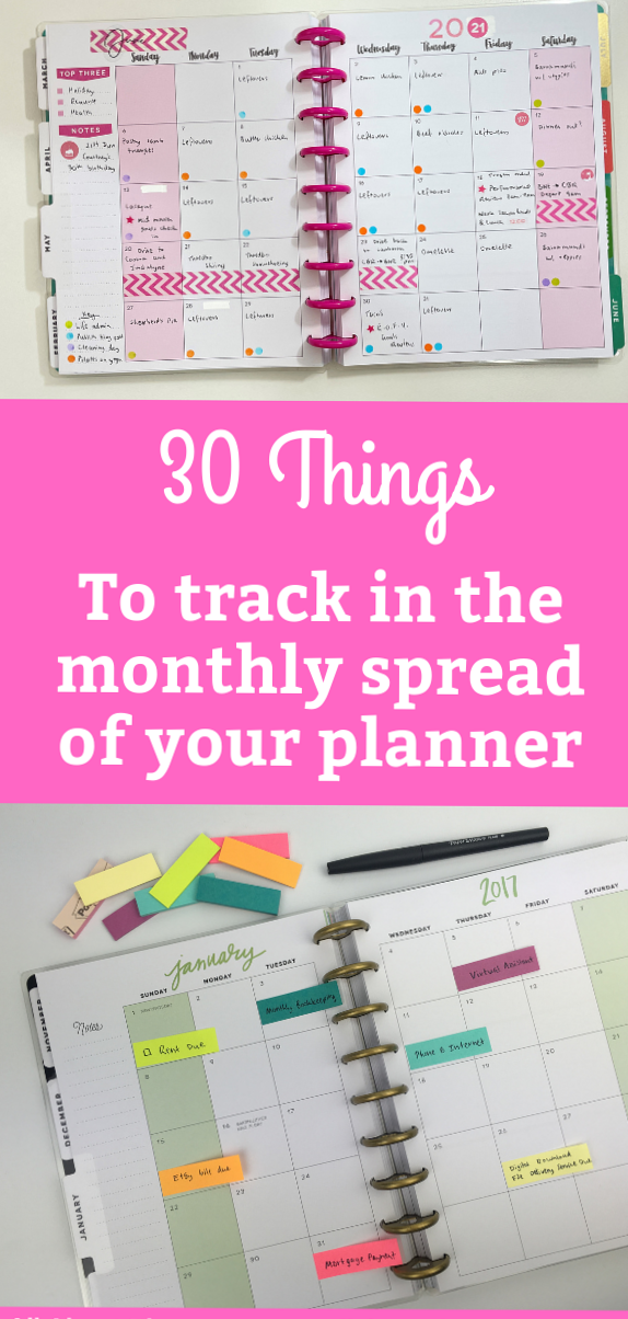 30 Monthly Planner Trackers for Creative Goals — 📌 📌 stay inspired all year long