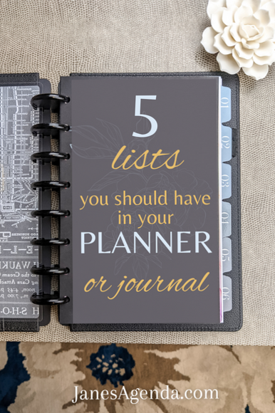 🎨 🖌️ 5 Lists to Elevate Your Planner Game | romanticize your routine