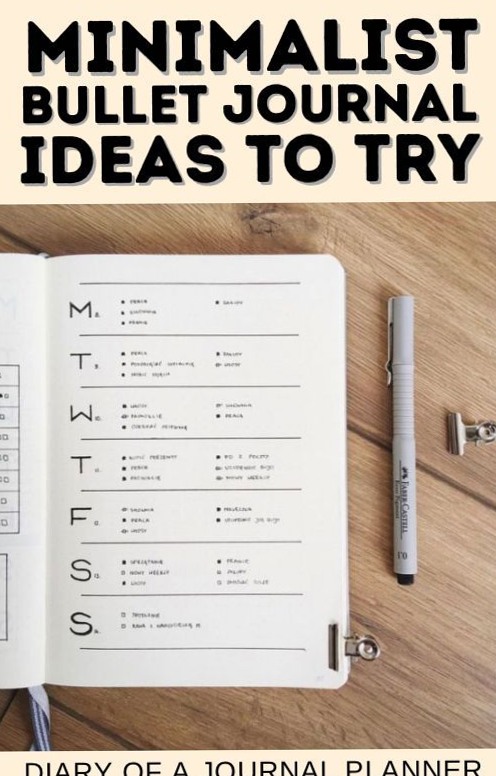 📍 📍 50+ Minimalist Bullet Journal Spreads for Productivity | dream life manifestation
