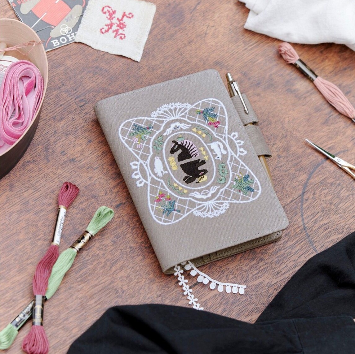 A Story About Me: Whimsical Embroidery by iyo okumi | Hobonichi Techo 2026 — 🪄 📍 dream life manifestation