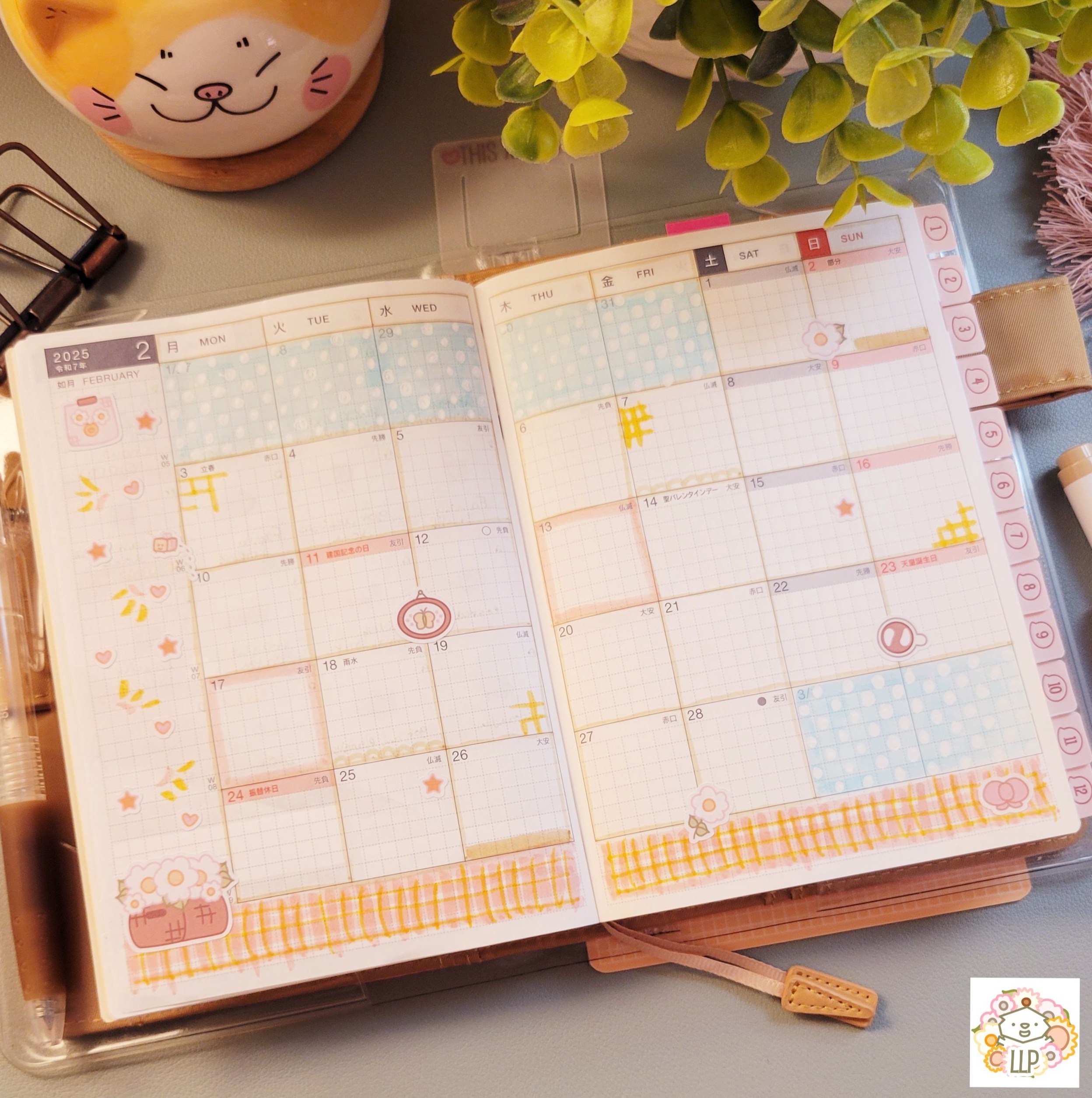 A6 Hobonichi Monthly Planner Design Inspiration — ☁️ 🎀 romanticize your routine