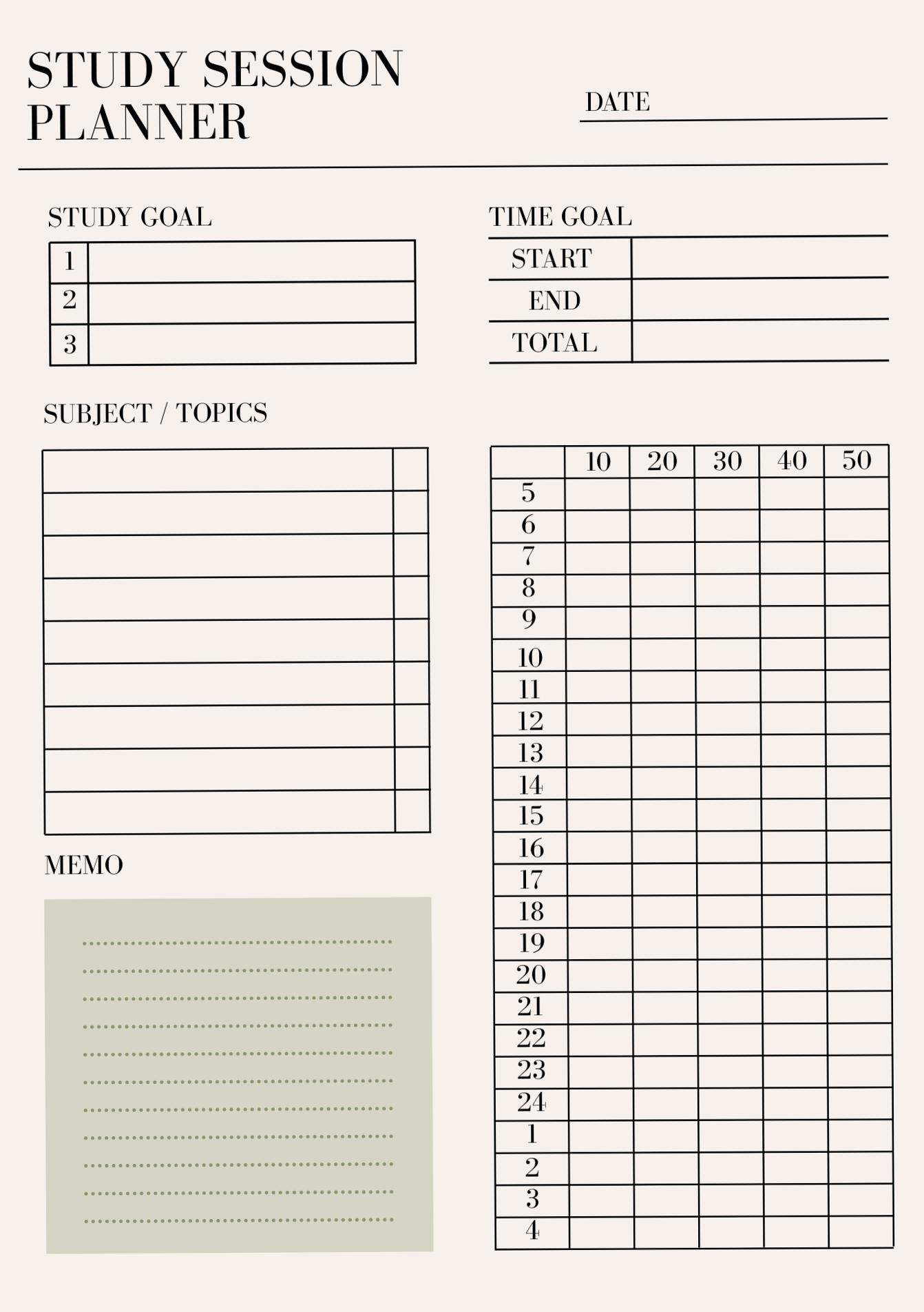 🥂 👰 Academic Study Planner | Minimal Digital Student Planner for GoodNotes 13 | dream life manifestation