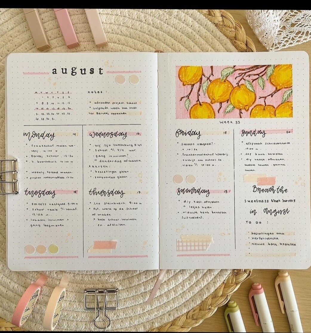 🖇️ 📁 Ajanda: Digital Design & Creative Planner Tools | romanticize your routine