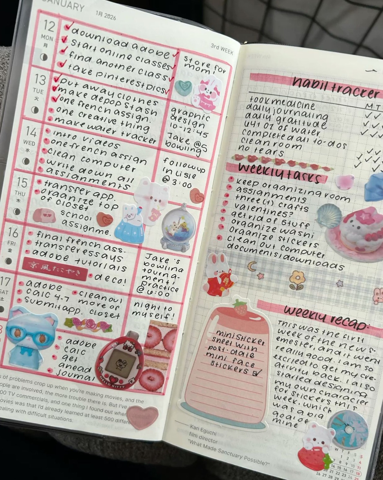 📝 📁 Another Week in My Hobonichi Planner | romanticize your routine