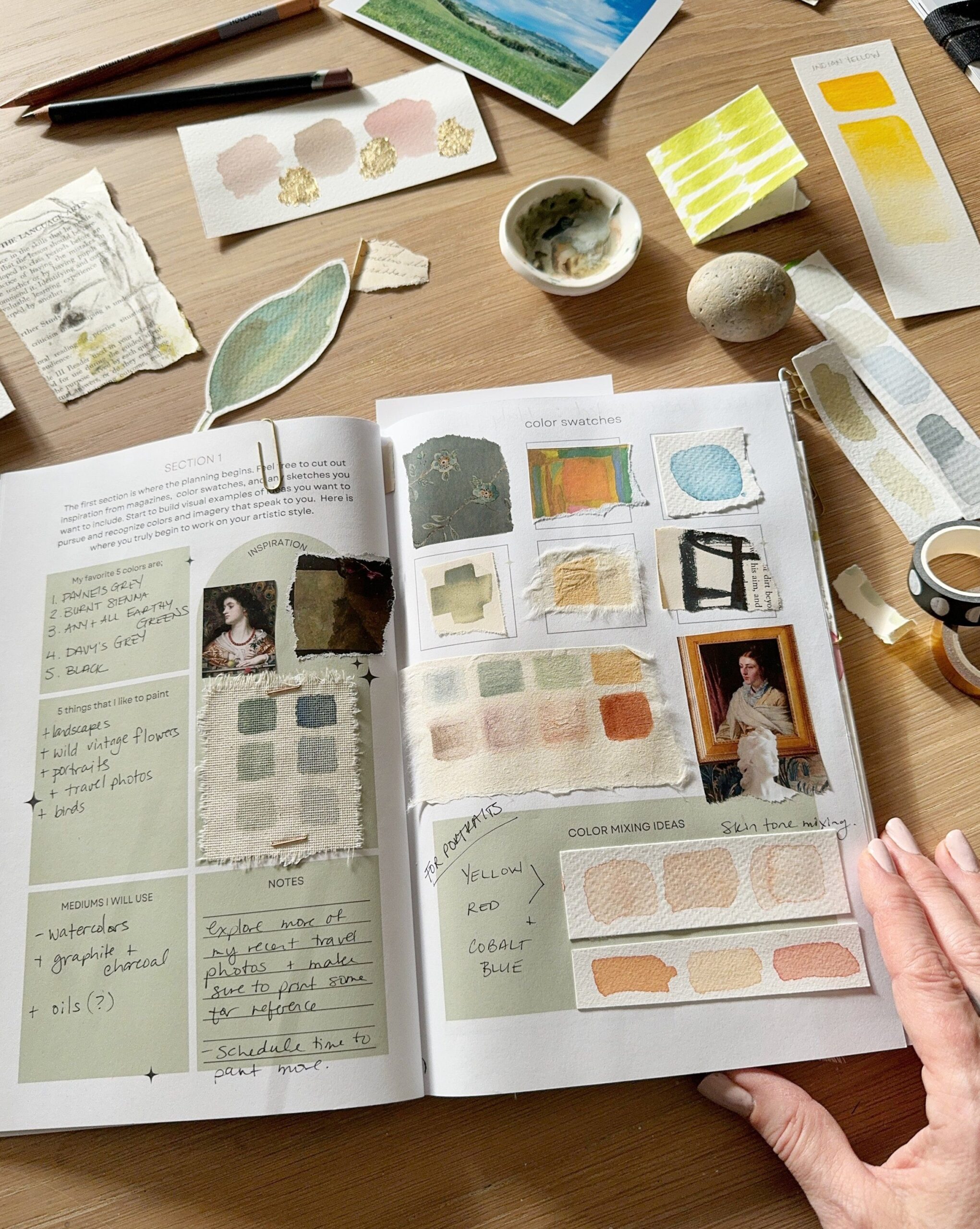 🖇️ 🖇️ Artist Project Planner for Creative Productivity | life i design | secret to staying productive