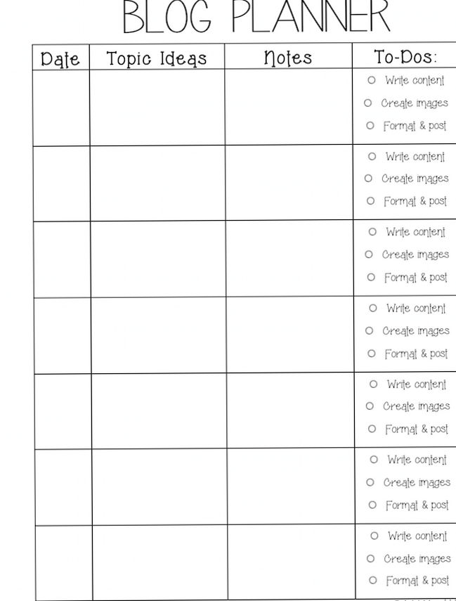 Blog Posts Planner – Free Printable for Digital Design & Creativity — 🌈 🖌️ dream life manifestation