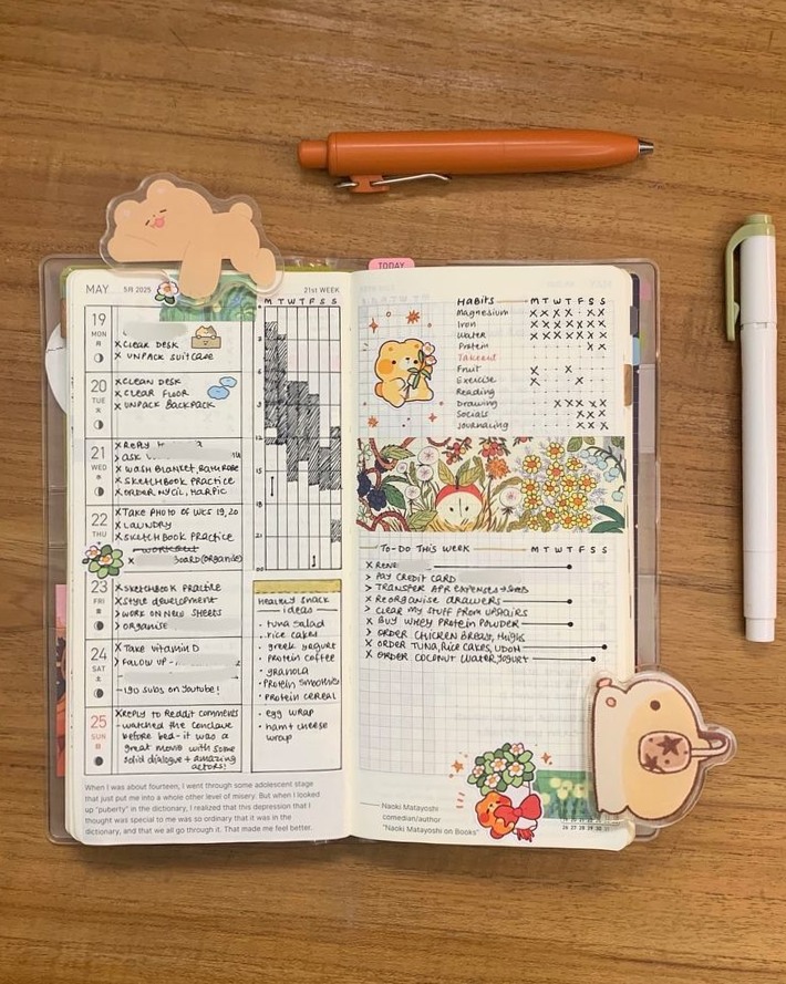 Bullet Journal Inspiratie for Digital Design & Creative Planners — 📌 📝 romanticize your routine
