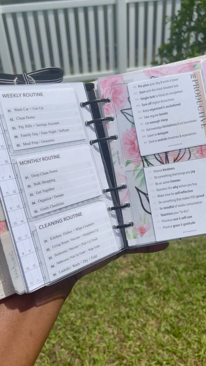 Creative Binder & Filofax Planner Setups for Ultimate Organization — 🕯️ ☁️ romanticize your routine