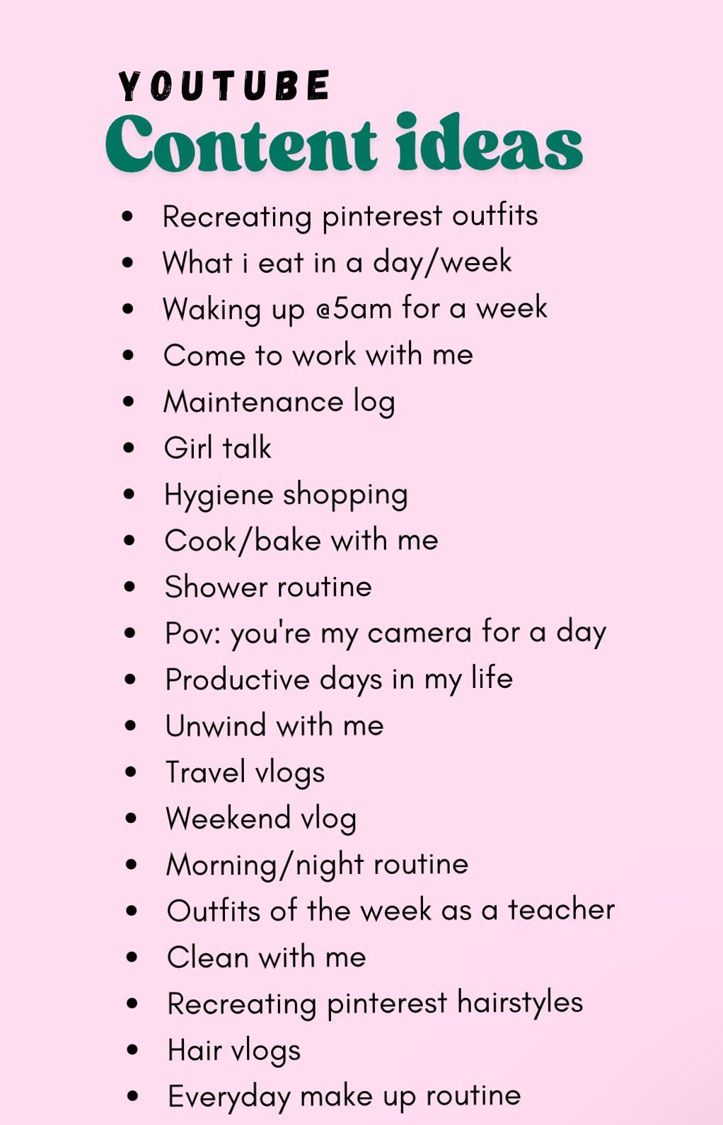 🌸 👰 Creative YouTube Ideas & Channel Art Inspiration | secret to staying productive