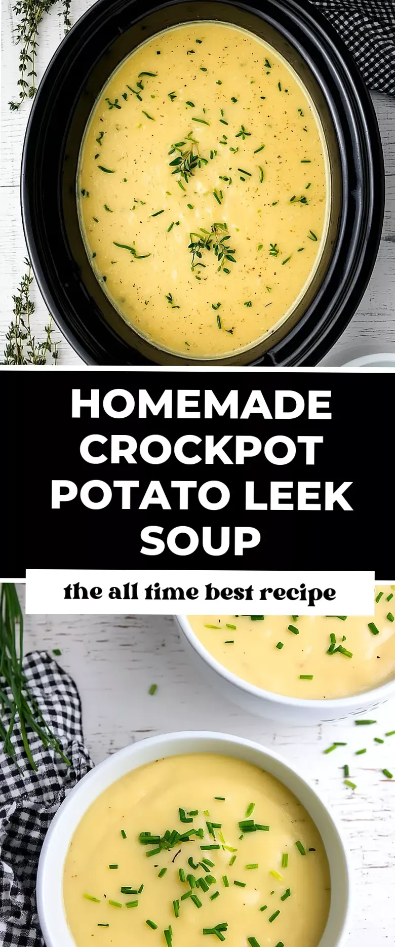 🎀 ☁️ Crockpot Potato Leek Soup Recipe | romanticize your routine