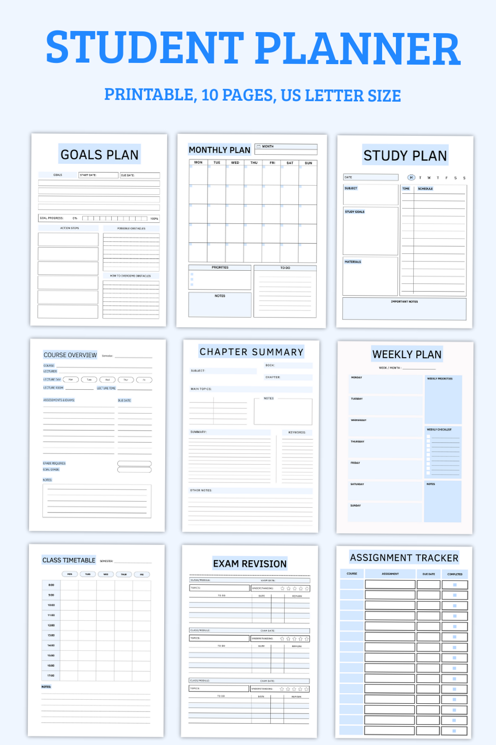 🎀 🌿 Daily Study Planner Layouts & Design Inspiration | romanticize your routine