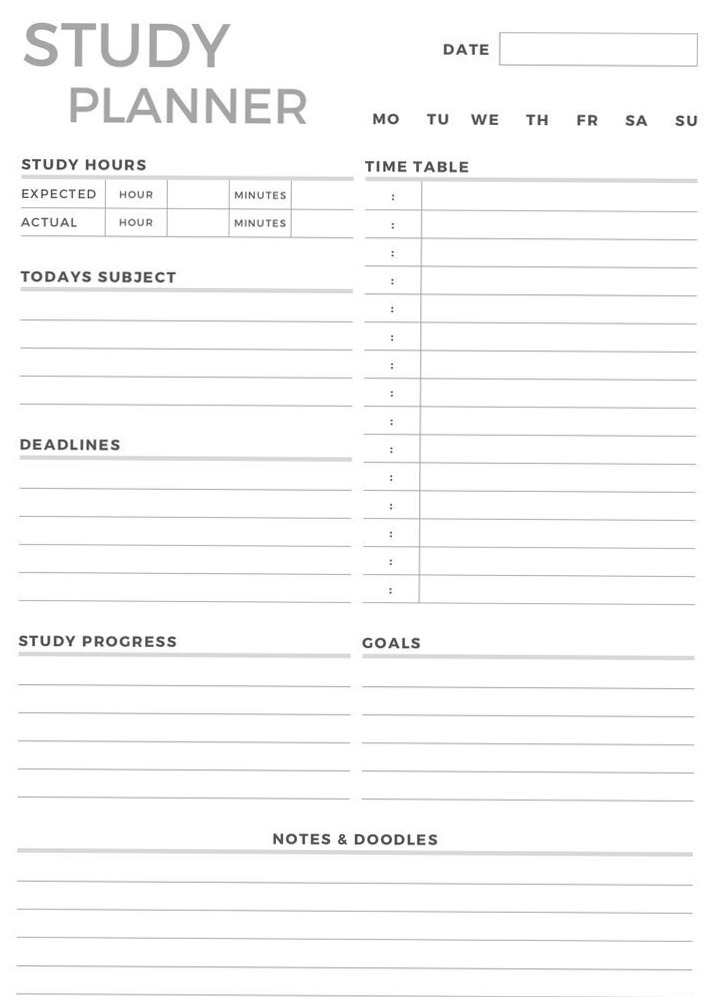 👰 💌 Digital Study Planner for Creative Productivity | stay inspired all year long