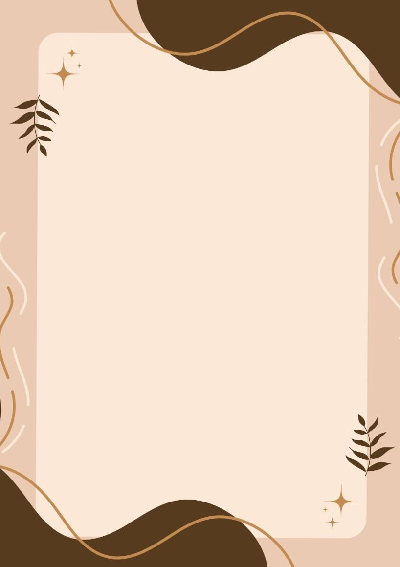 💌 🍰 dream life manifestation: Brown Cute Aesthetic Memo A5 Design