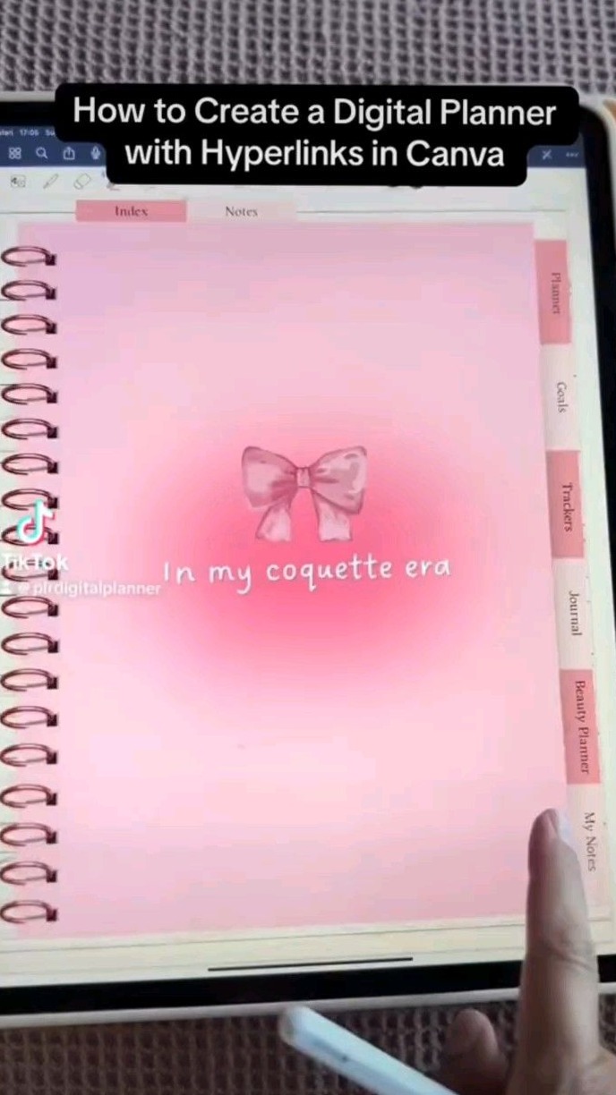 📝 📝 dream life manifestation: Digital Planner with Hyperlinks | Canva Design