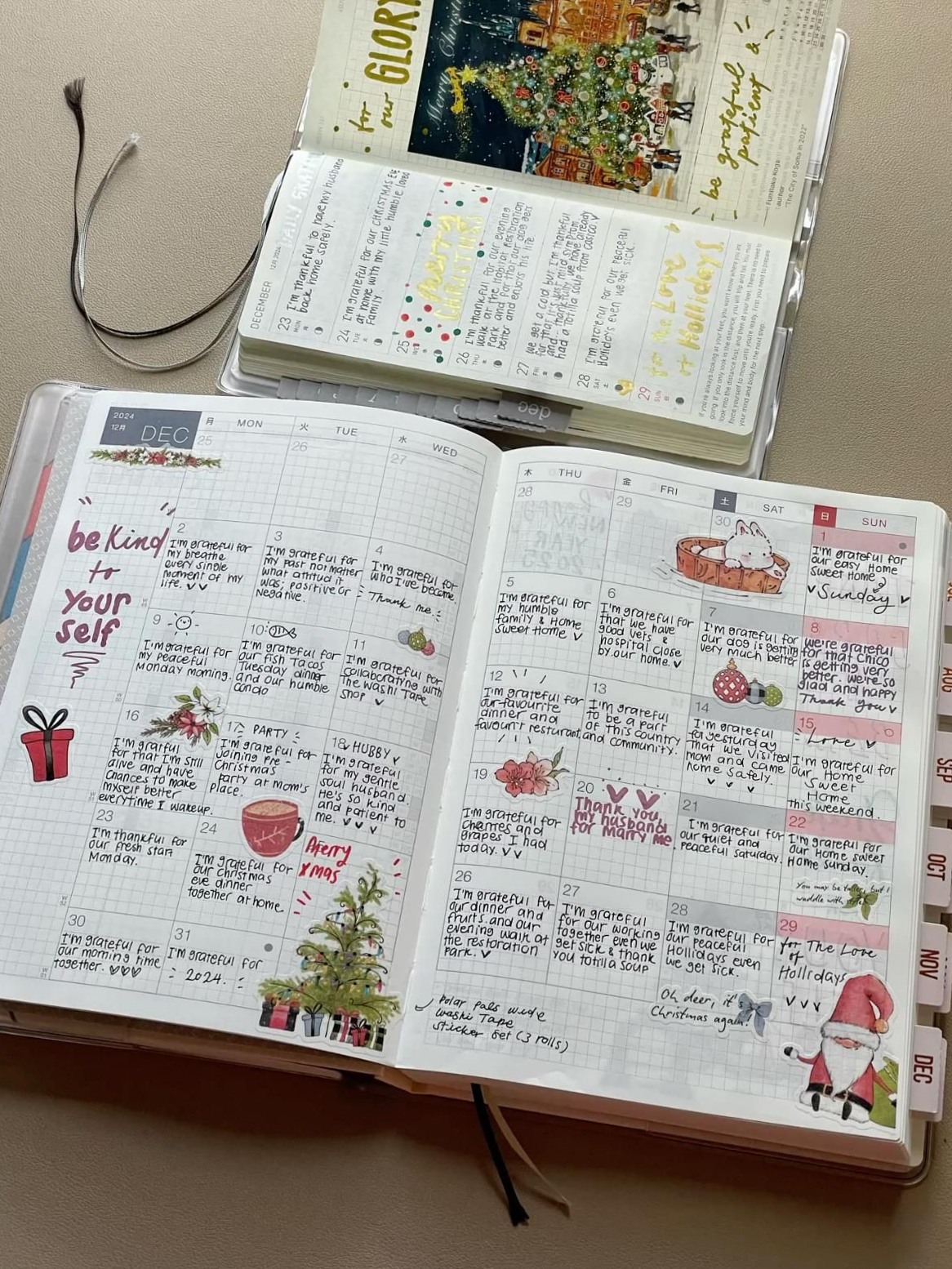 📁 📅 dream life manifestation: Gratitude Practice Hobonichi 2025 HON A5