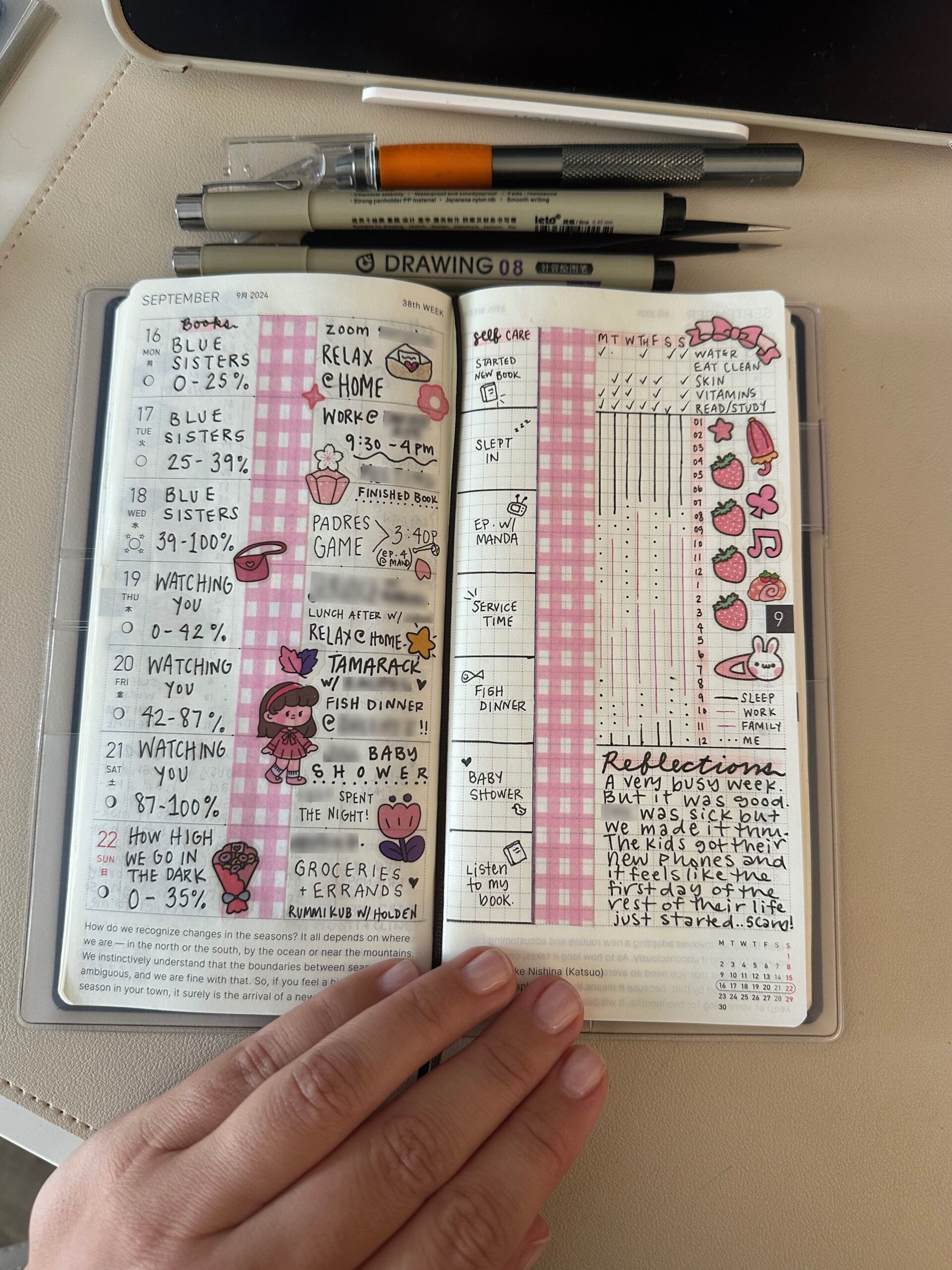 📝 📅 dream life manifestation: Hobonichi Weeks Layout Inspiration for Digital Design & Planners