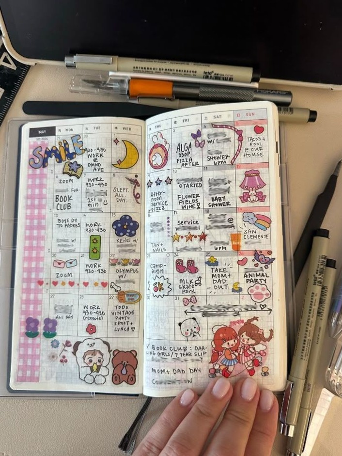 🖌️ 🖌️ dream life manifestation: Hobonichi Weeks Planner 2026 Month Layout Design