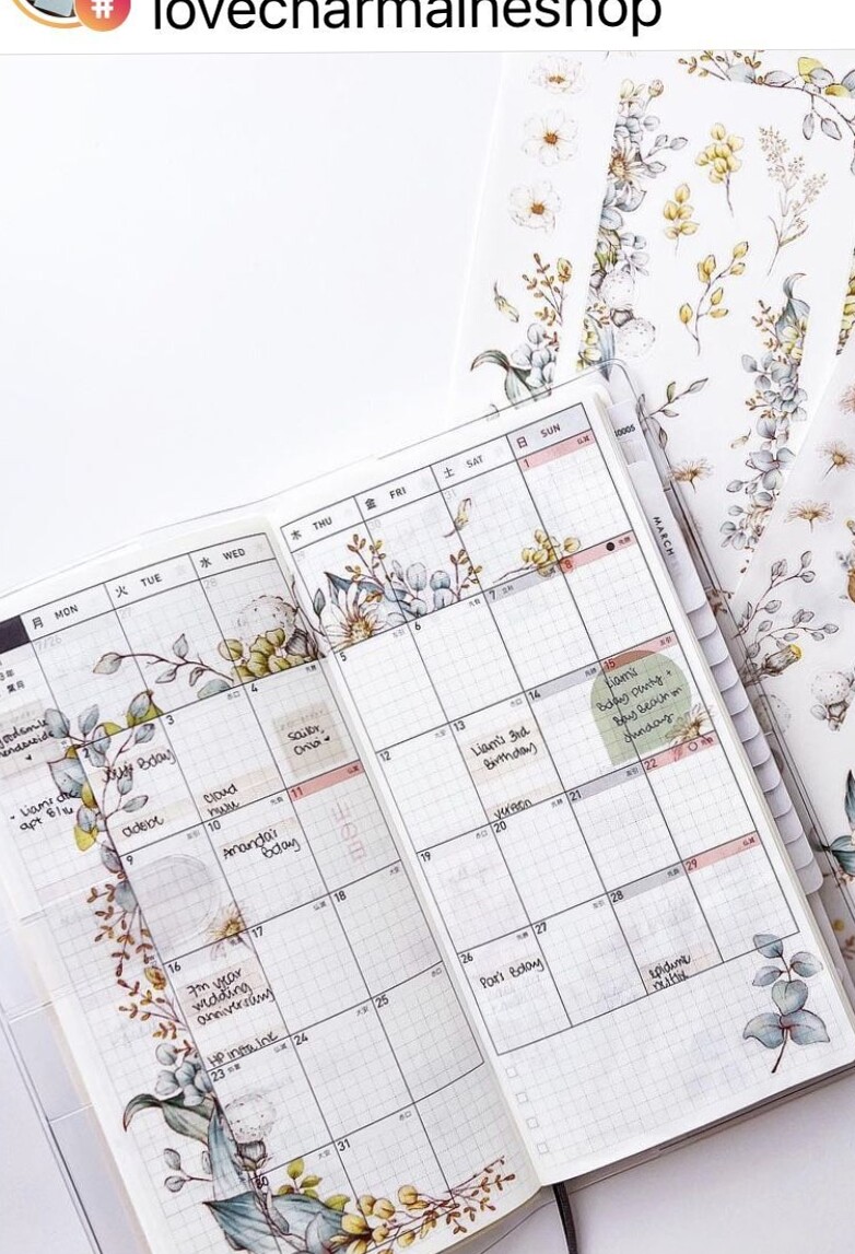 🪄 📍 dream life manifestation: Hobonichi Planner — Bullet Journal Ideas Page 107