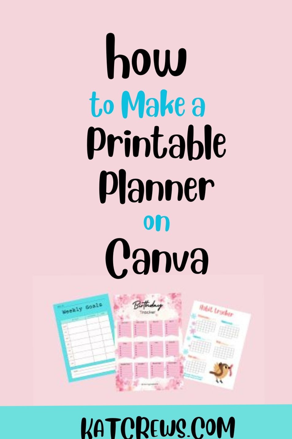 📊 🖇️ dream life manifestation: How to Make a Printable Planner on Canva (That Sells!)