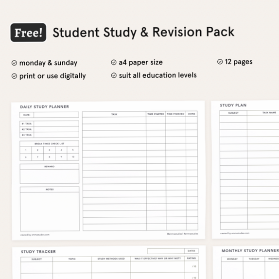 Emma Studies: Free Printables for Creative Planners & Digital Designers — 🌈 🌈 dream life manifestation
