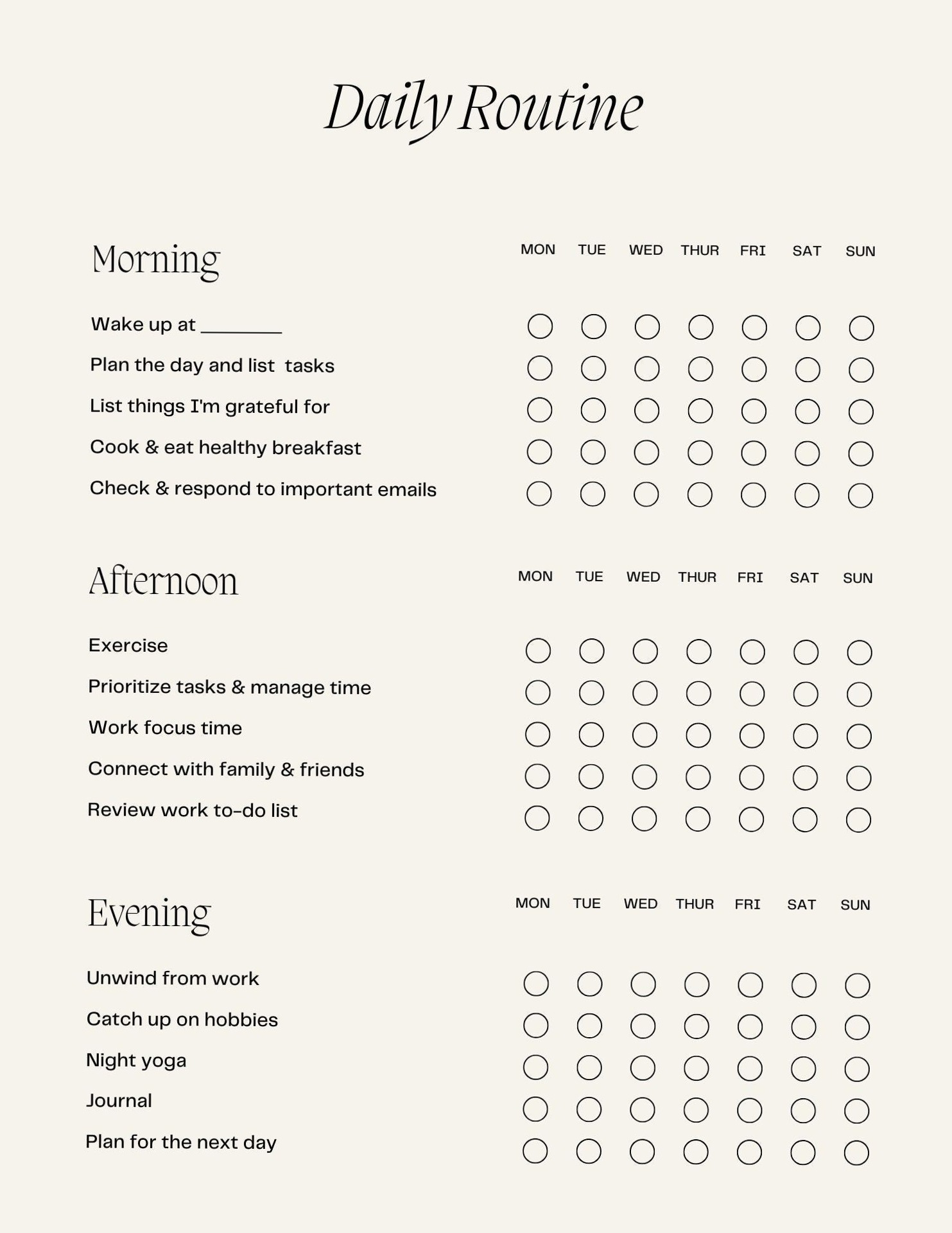 🌈 📍 essential planning guide: Stay Organized with the Ultimate ADHD Checklist: Daily & Weekly Planner Templates