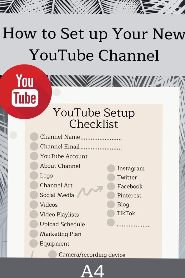 🌸 🌸 essential planning guide: YouTube Channel Kit & Video Planning Tools