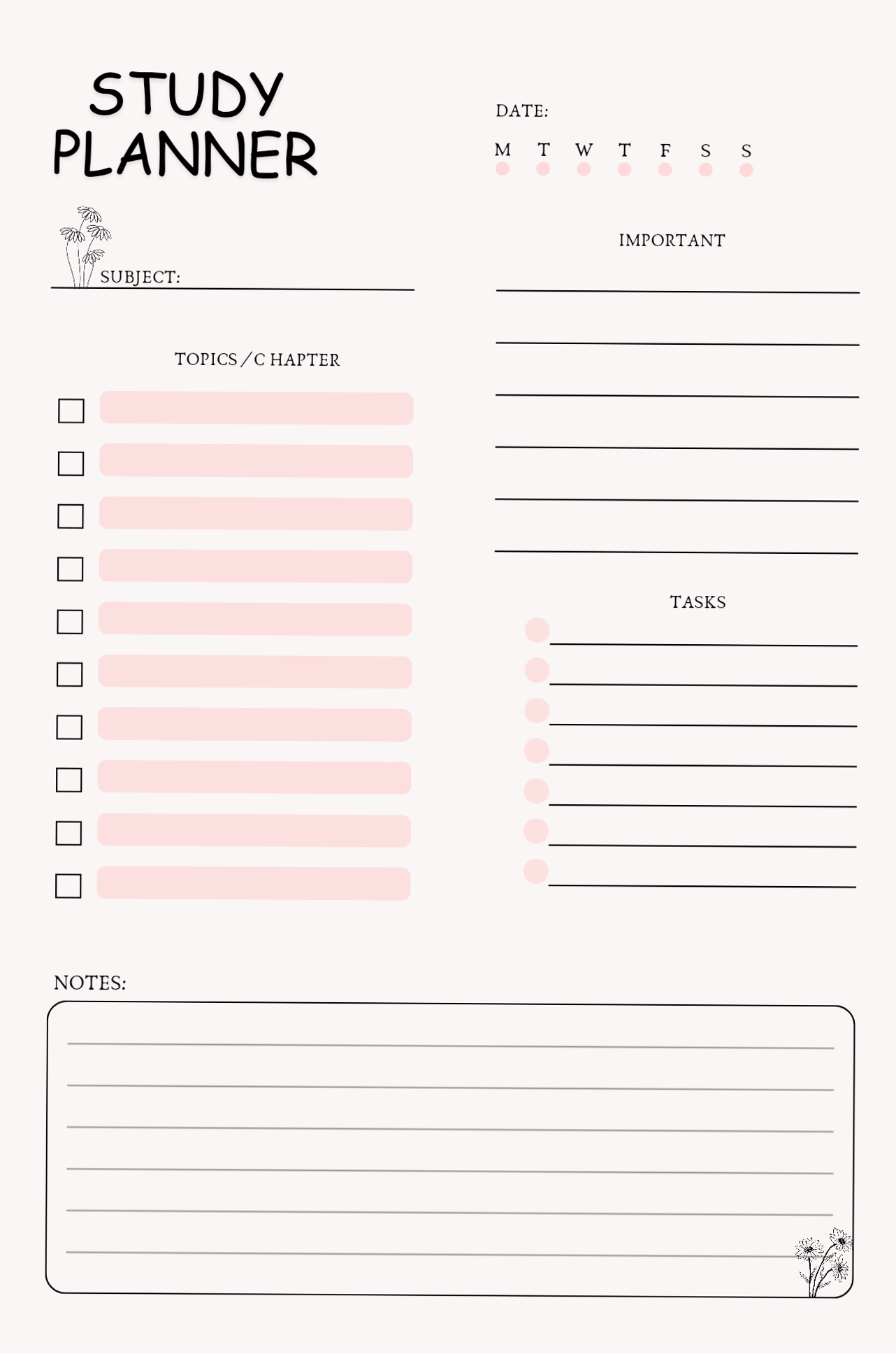 Essential Study Planner for Effective Learning & Productivity — 💍 💌 secret to staying productive