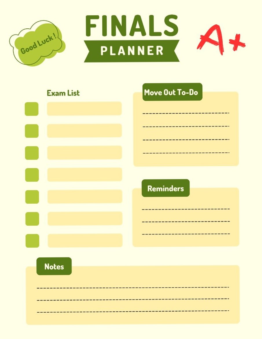 🥂 💍 Final Exams Planner — Stay Organized This Finals Week | stay inspired all year long