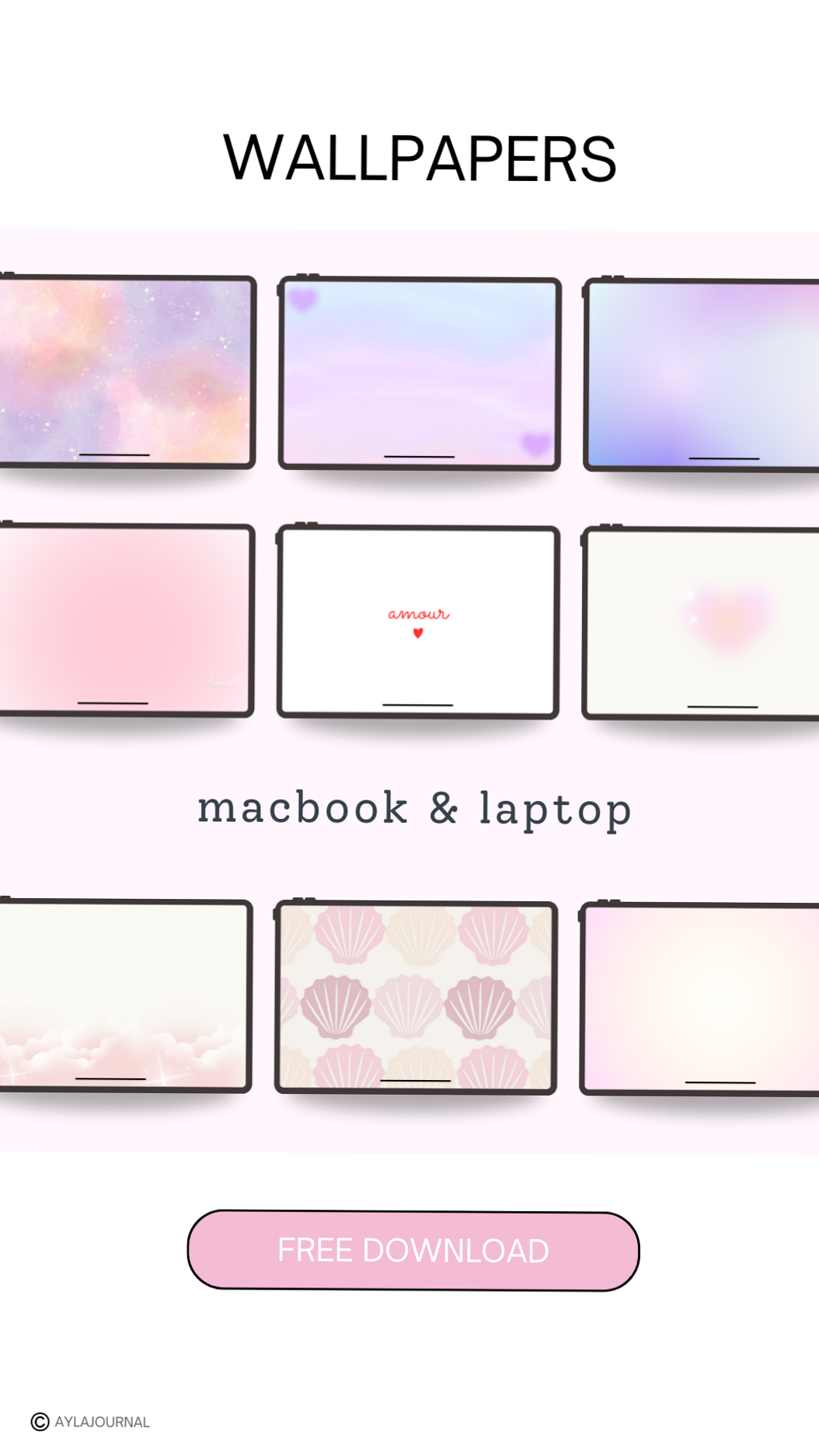 Free Laptop Wallpapers for Digital Design & Creativity — 📅 📌 dream life manifestation