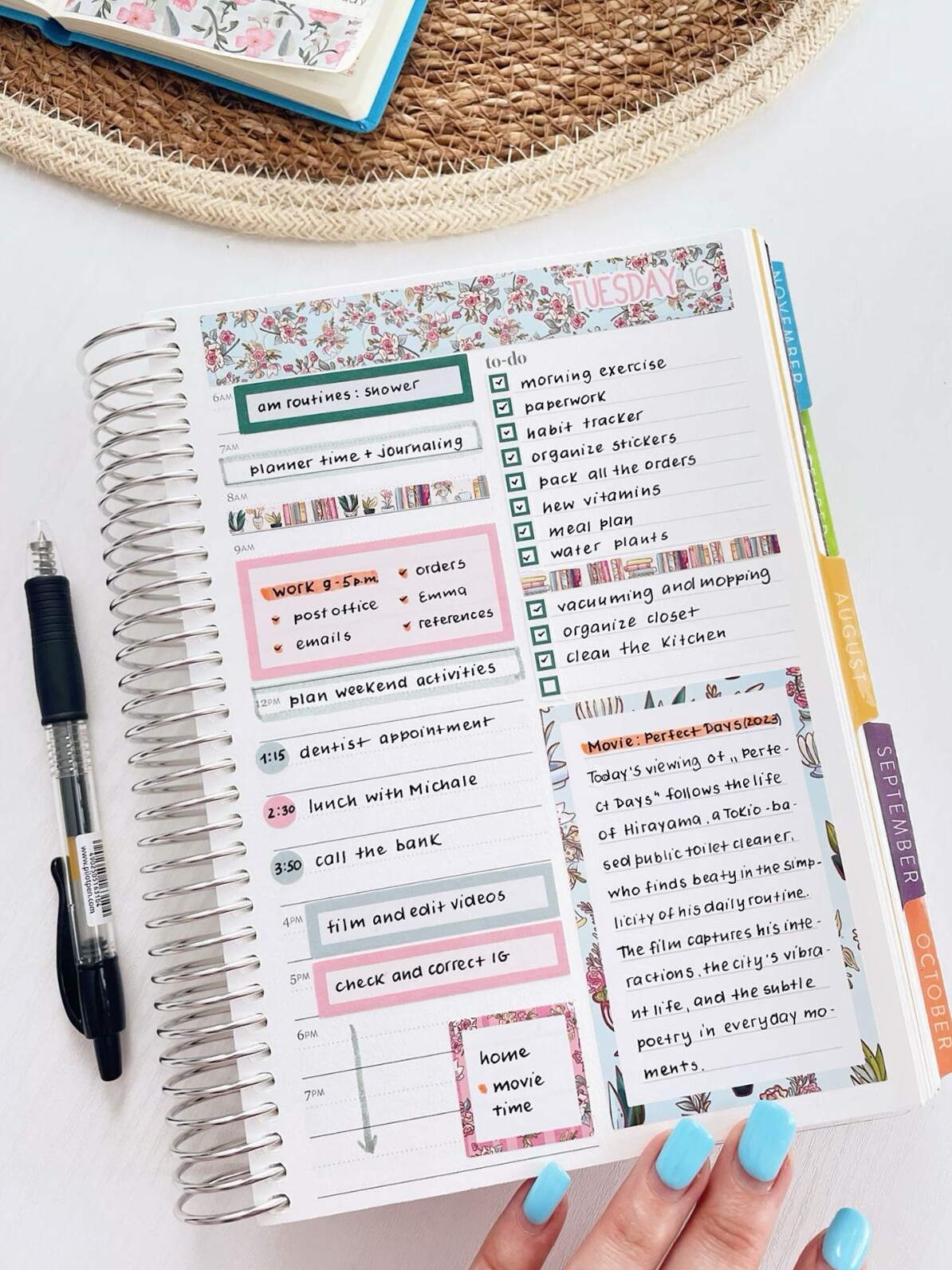 🎨 💎 Functional Stickers for Erin Condren Daily Duo | dream life manifestation