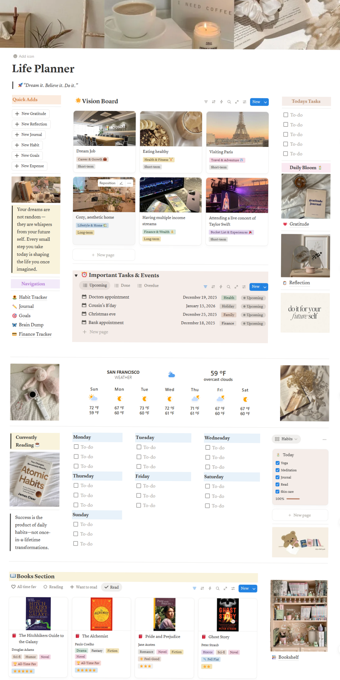 📍 📍 game-changing digital system: Life Planner | Notion Template for Digital Design & Creativity