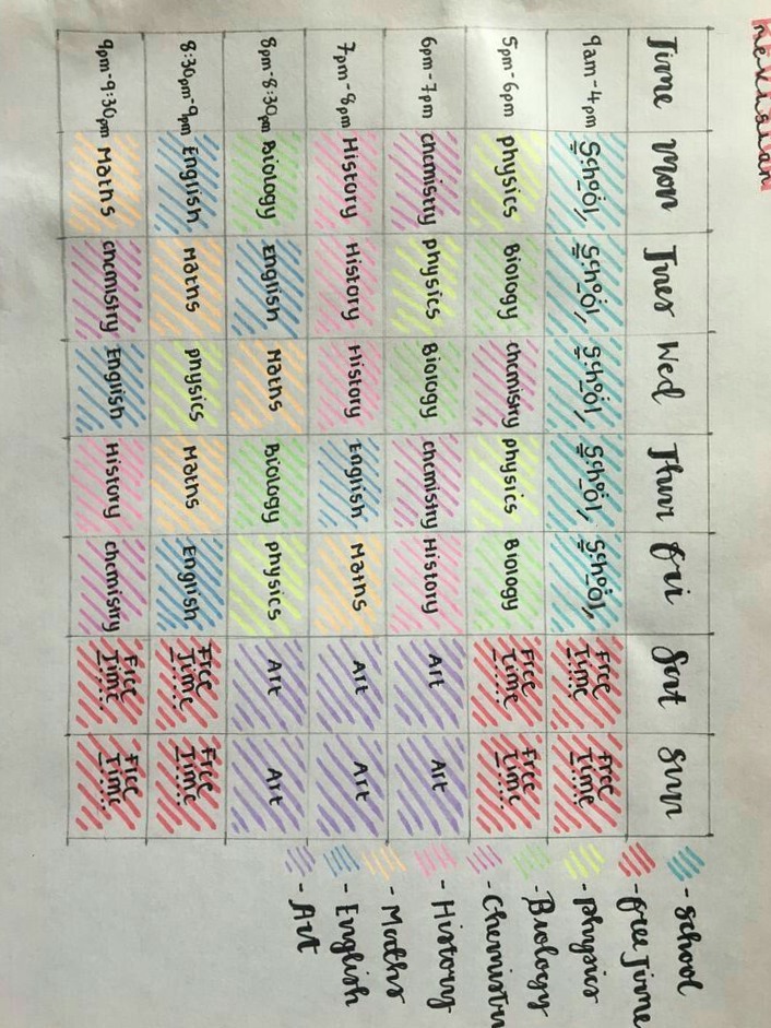 High School Study Hacks: Aesthetic Timetable & Organisation Tips — 🪄 🪄 dream life manifestation