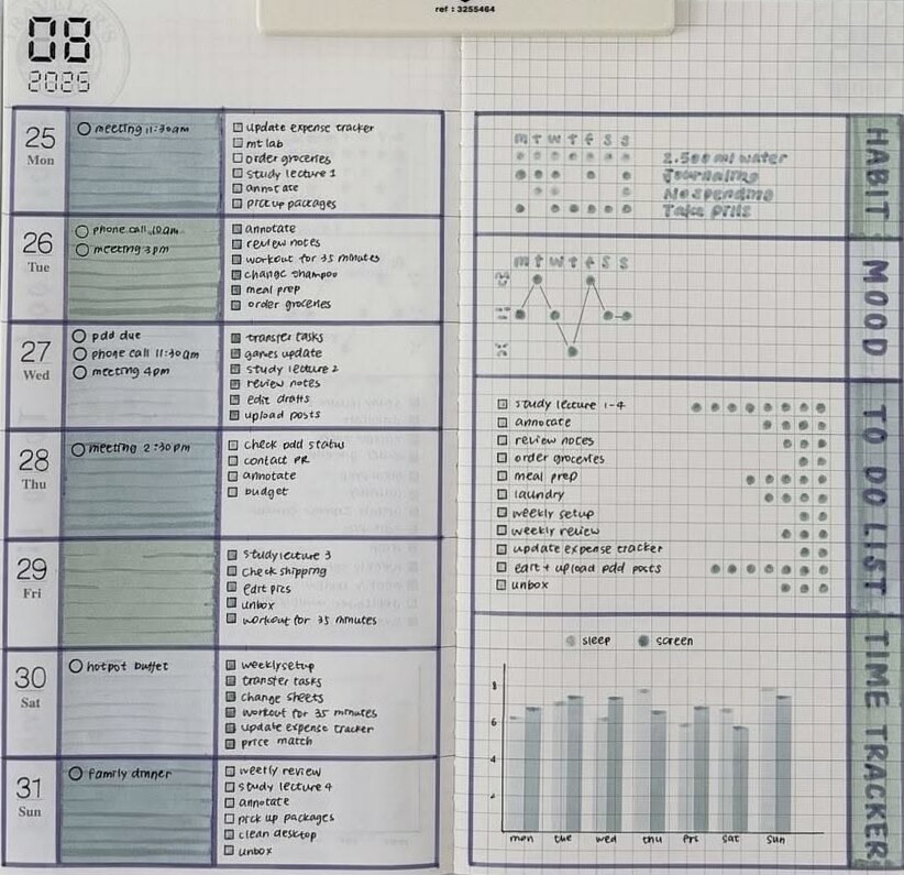 💌 🥂 Hobonichi 124: Digital Design Inspiration for Creative Planners | dream life manifestation