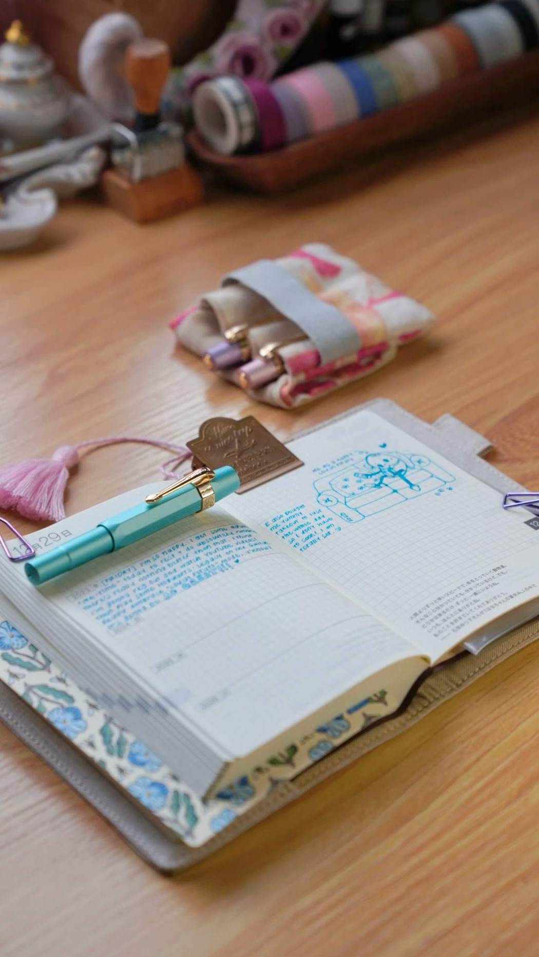 🕯️ 🌿 Hobonichi 5 Year + Fountain Pen Design | dream life manifestation