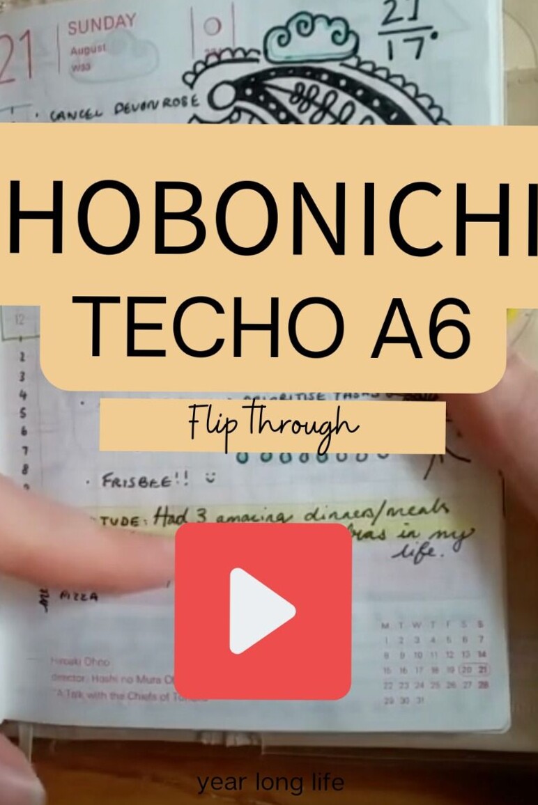 📌 🖇️ Hobonichi A6 Planner Design Ideas | stay inspired all year long