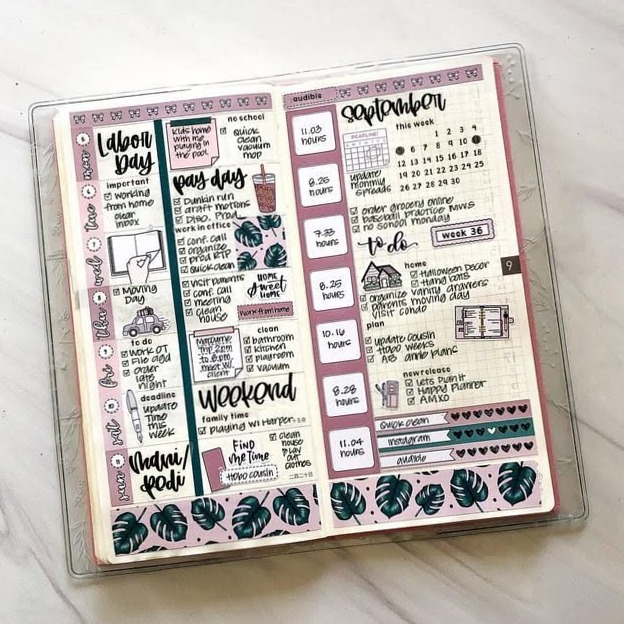 Hobonichi Cousin Planner Spread 235 83 Design Inspiration — 🌸 🍰 romanticize your routine