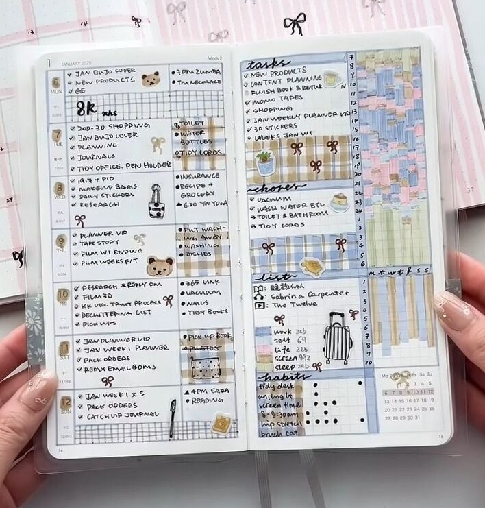 🎨 🌈 Hobonichi Spread: Digital Design & Planner Inspiration | stay inspired all year long