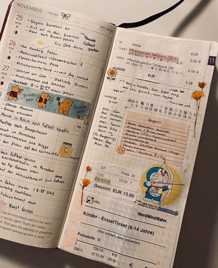 Hobonichi Week 48 Digital Planner Design — 📅 📊 stay inspired all year long