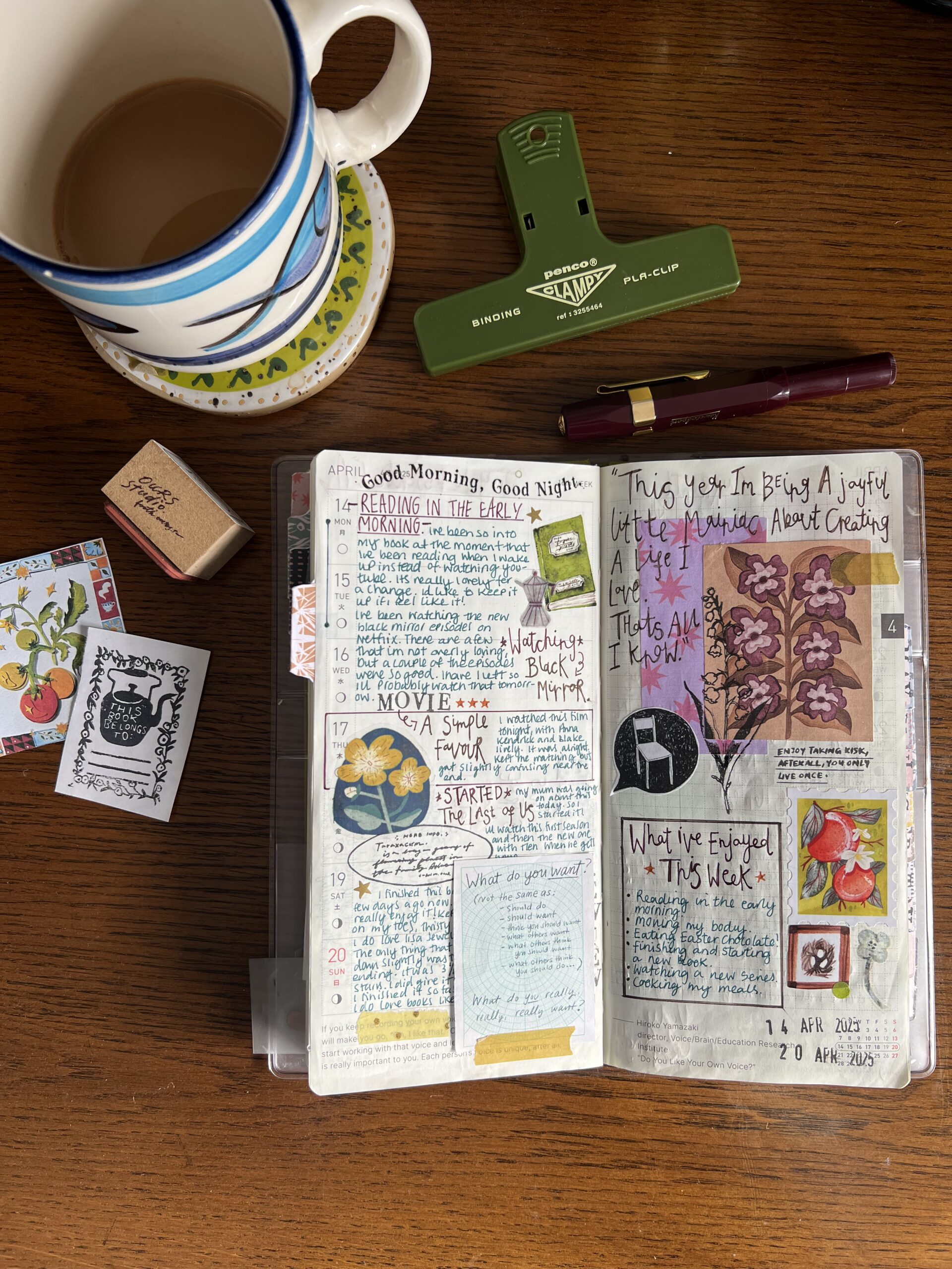Hobonichi Weeks Journal Inspiration | @lozzieslifebooks — 🖌️ 💎 secret to staying productive