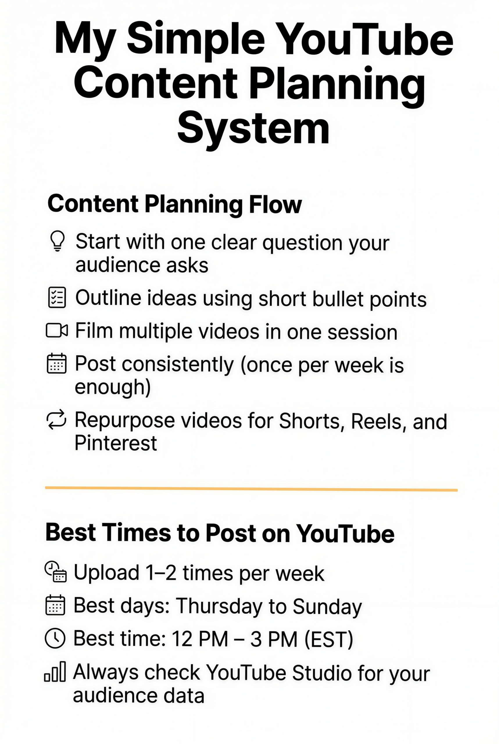 How I Plan My YouTube Content (Simple System That Works) — 💎 🌈 pro digital dashboard
