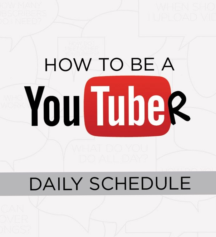 How to Be a YouTuber: Daily Schedule Planner — 🪄 🎨 dream life manifestation