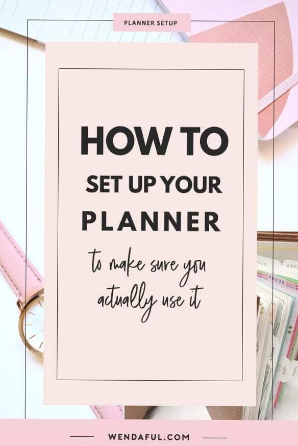 📊 📁 How to Set Up Your Planner for Daily Use | Wendaful Planning | dream life manifestation