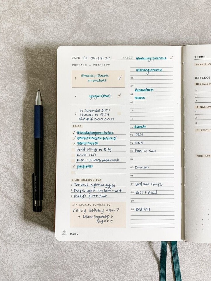 🤍 🕯️ Inside My Planner: Modern Maker Stamps Revealed | romanticize your routine