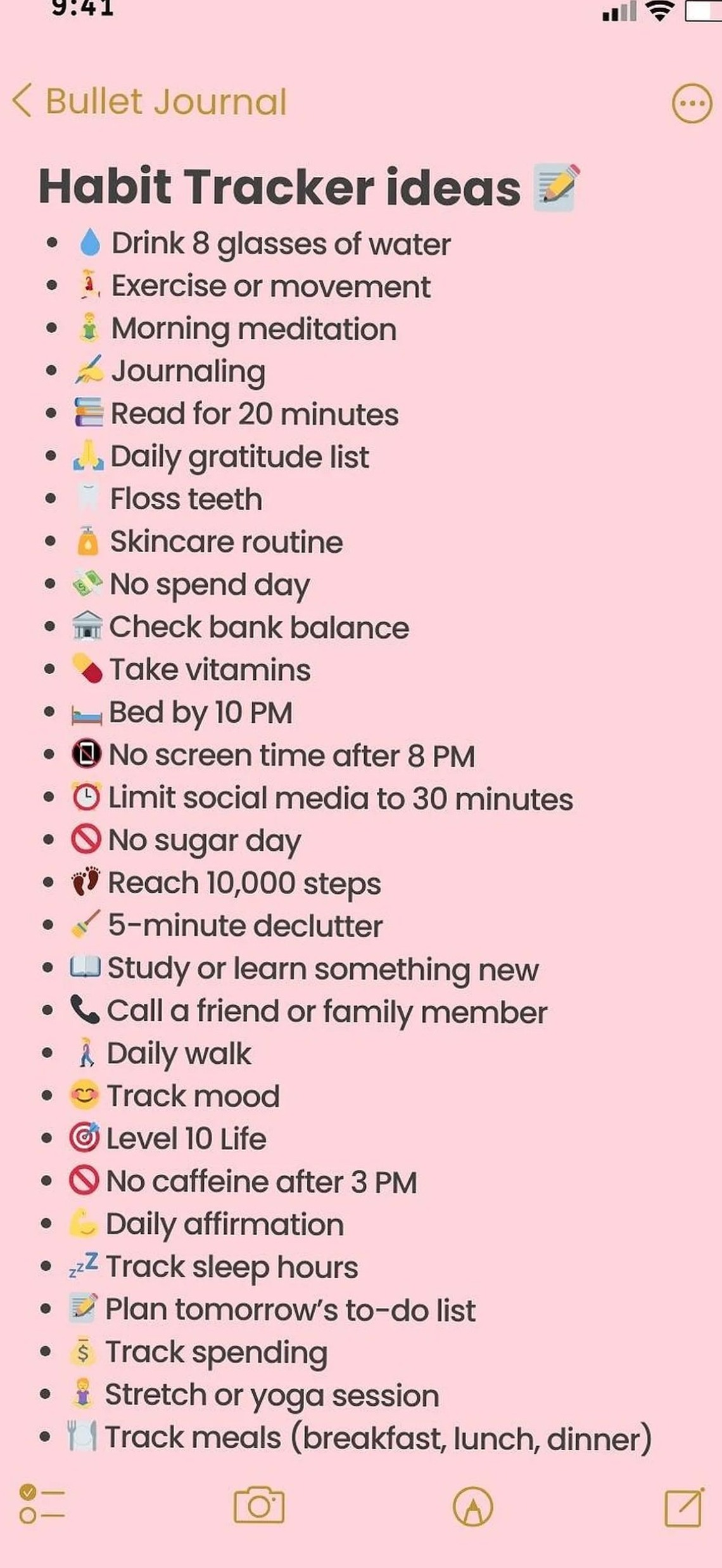 💍 💌 Must-Have Habit Trackers for Bullet Journals with Printables | ultimate printable checklist